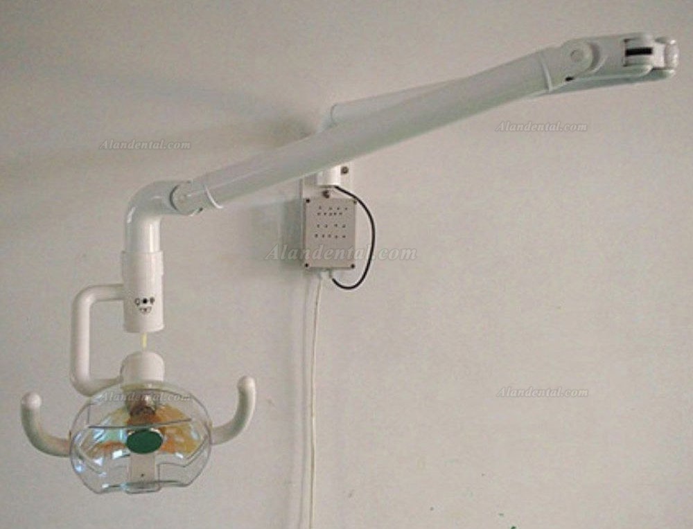 50W Wall Hanging Dental Medical Oral Light Lamp with Arm Shadowless Cold Light